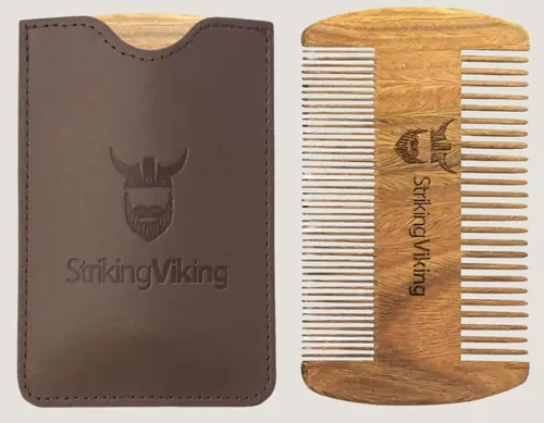 Sandalwood Wooden Beard Comb - Brown