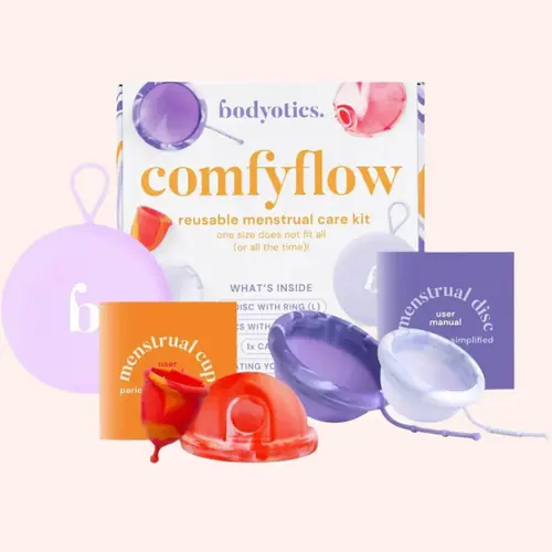 Menstrual Cup & Disc - Bodyotics Comfyflow Reusable Care Set